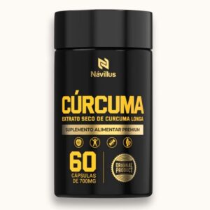 Cúrcuma - Anti-inflamatório Natural ajuda nas Dores, Inflamação, Antioxidante e Inchaço 60 caps