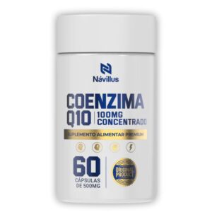 Coenzima Q10 100mg Ultra Concentrado 60 caps, ajuda no foco, Cognição, cérebro e Energia