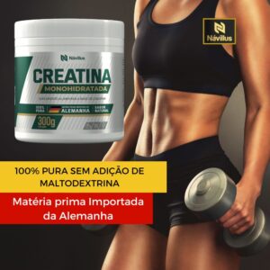 Creatina Monohidratada 300g 100% pura